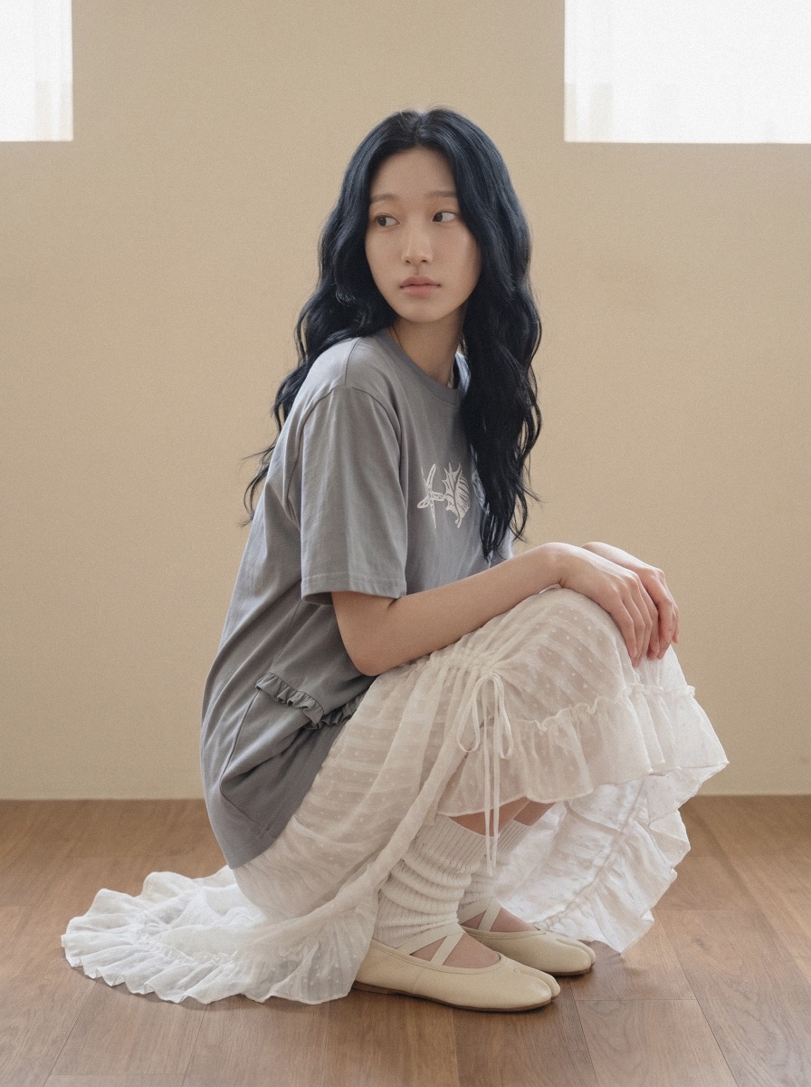 BEFORE SUNRISE韓國直郵女裝新品26春夏休閑人氣熱賣T恤BEFORE SUNRISET恤