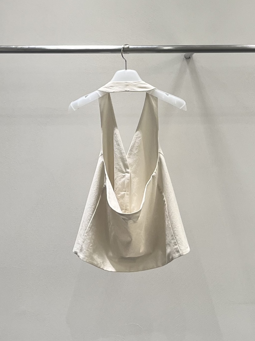 LOVE MOMENT東大門實拍韓國女士新品26春夏吊帶背心亞麻LOVE MOMENT吊帶/背心