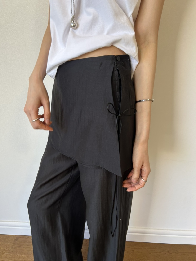 ME MO東大門實拍韓國女裝新款26夏季26春夏推薦裙褲絲綢ME MO裙褲