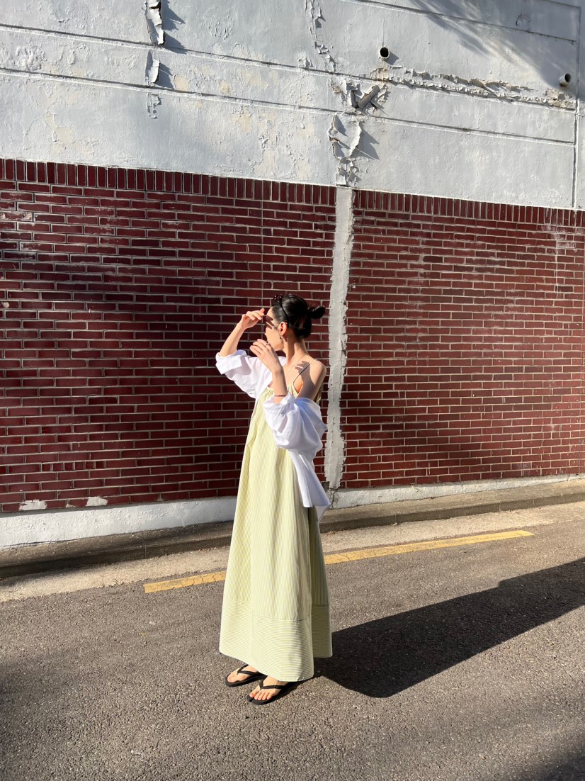 ME MO東大門實拍韓國女士新品推薦職業人氣26春夏連衣裙ME MO連衣裙