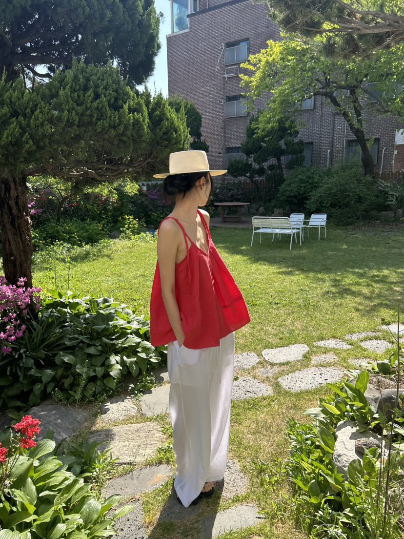 ME MO韓國東大門直郵女裝新品休閑推薦26夏季人氣吊帶背心ME MO吊帶/背心