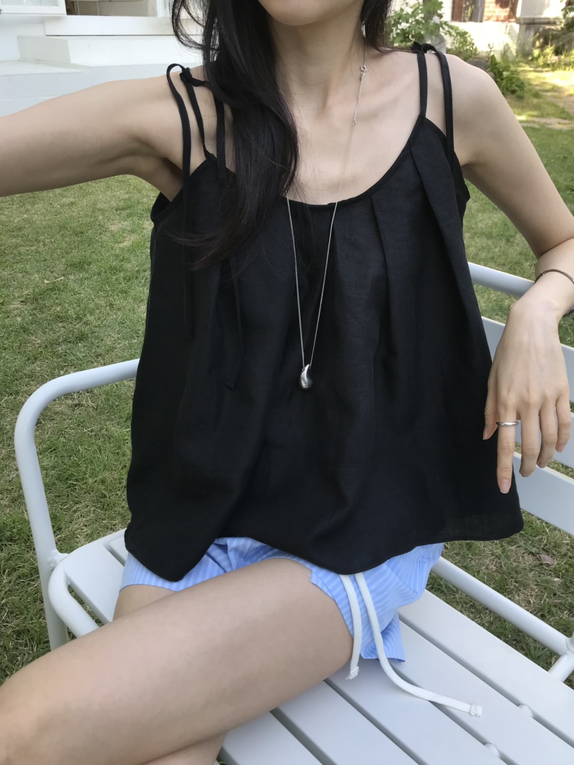 ME MO韓國東大門直郵女裝新品休閑推薦26夏季人氣吊帶背心ME MO吊帶/背心