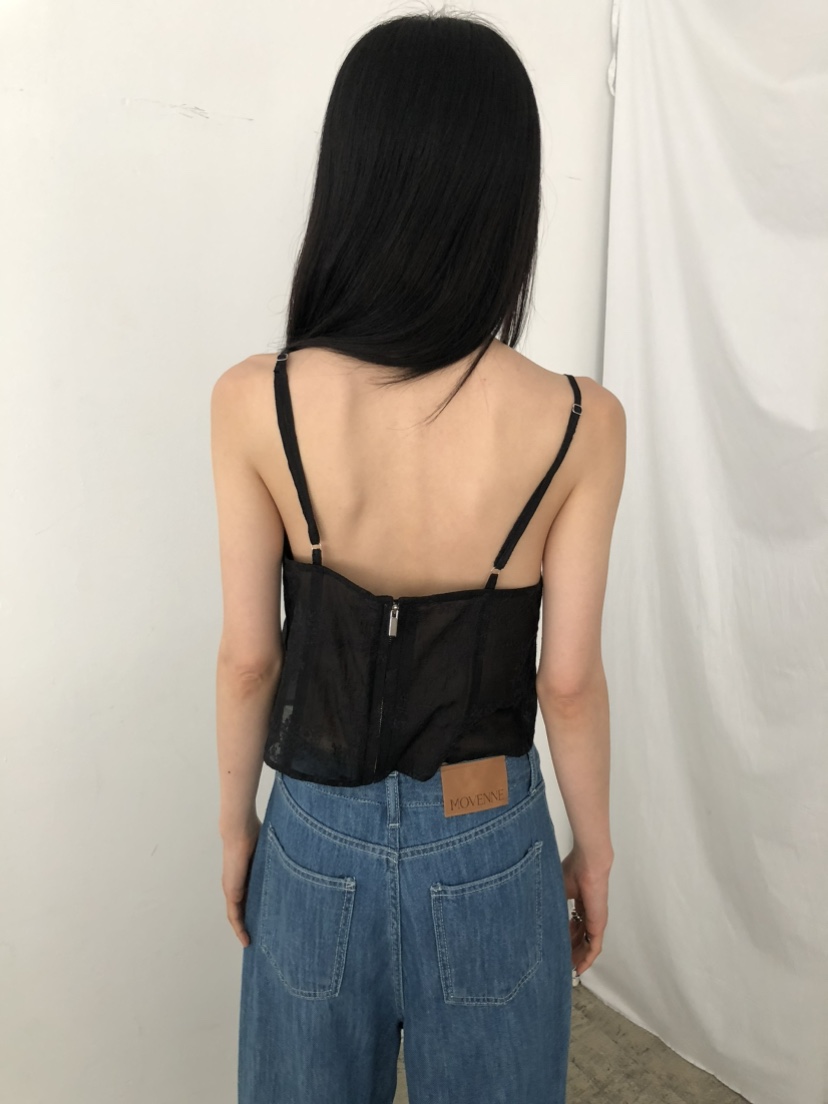 MOVENNE韓國直郵女士新款26春夏推薦休閑26夏季吊帶背心蕾絲MOVENNE吊帶/背心
