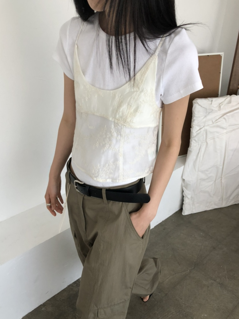 MOVENNE韓國直郵女士新款26春夏推薦休閑26夏季吊帶背心蕾絲MOVENNE吊帶/背心