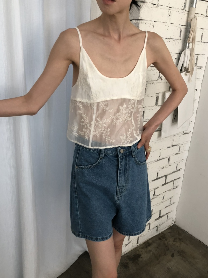 MOVENNE韓國直郵女士新款26春夏推薦休閑26夏季吊帶背心蕾絲MOVENNE吊帶/背心