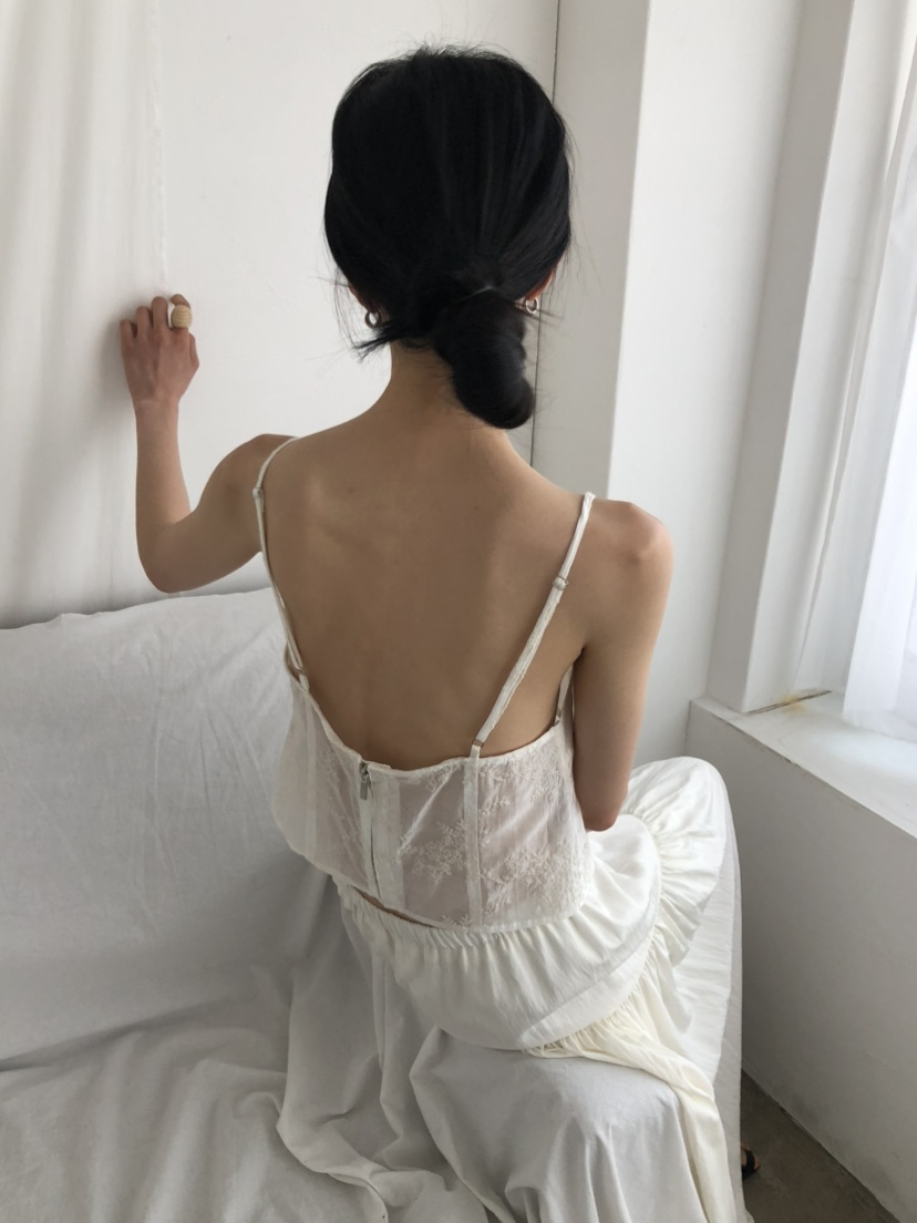 MOVENNE韓國直郵女士新款26春夏推薦休閑26夏季吊帶背心蕾絲MOVENNE吊帶/背心