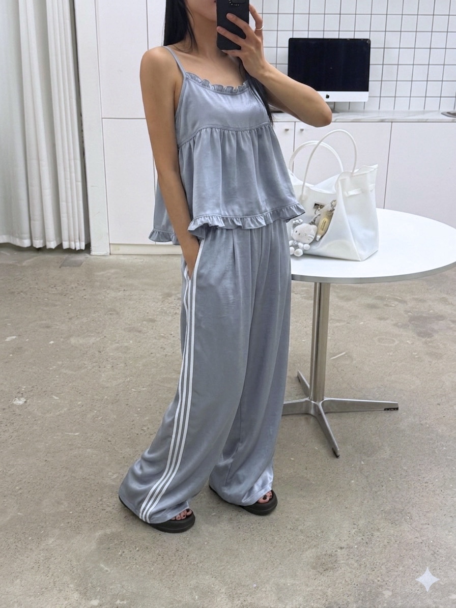 AB東大門實拍韓國女裝新款26夏季休閑時尚26春夏吊帶背心AB吊帶/背心