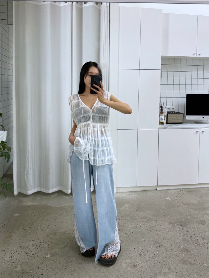AB韓國東大門代購女士新款26夏季職業人氣26春夏吊帶背心AB吊帶/背心圖色2