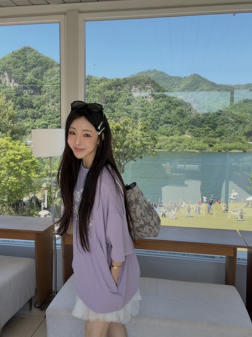 PALETTE-Q韓國代購女裝新品26夏季休閑熱賣人氣T恤刺繡蕾絲PALETTE-QT恤