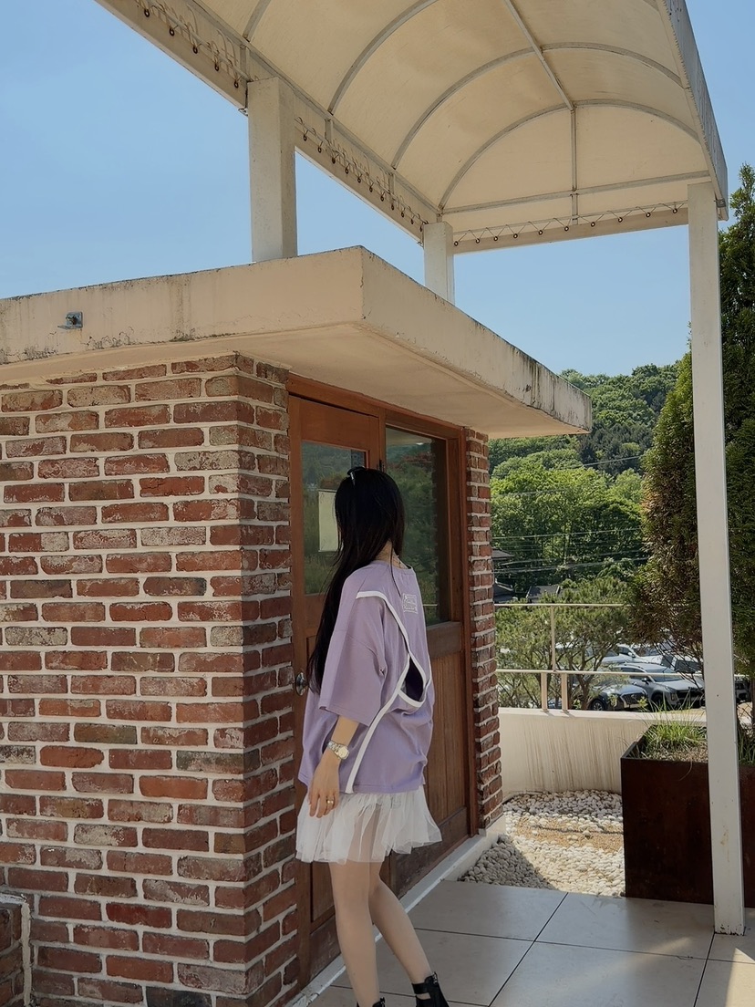 PALETTE-Q韓國代購女裝新品26夏季休閑熱賣人氣T恤刺繡蕾絲PALETTE-QT恤