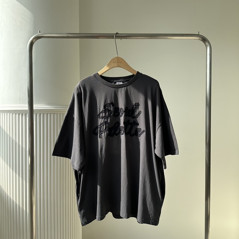 PALETTE-Q韓國代購女裝新品26夏季休閑熱賣人氣T恤刺繡蕾絲PALETTE-QT恤圖色2