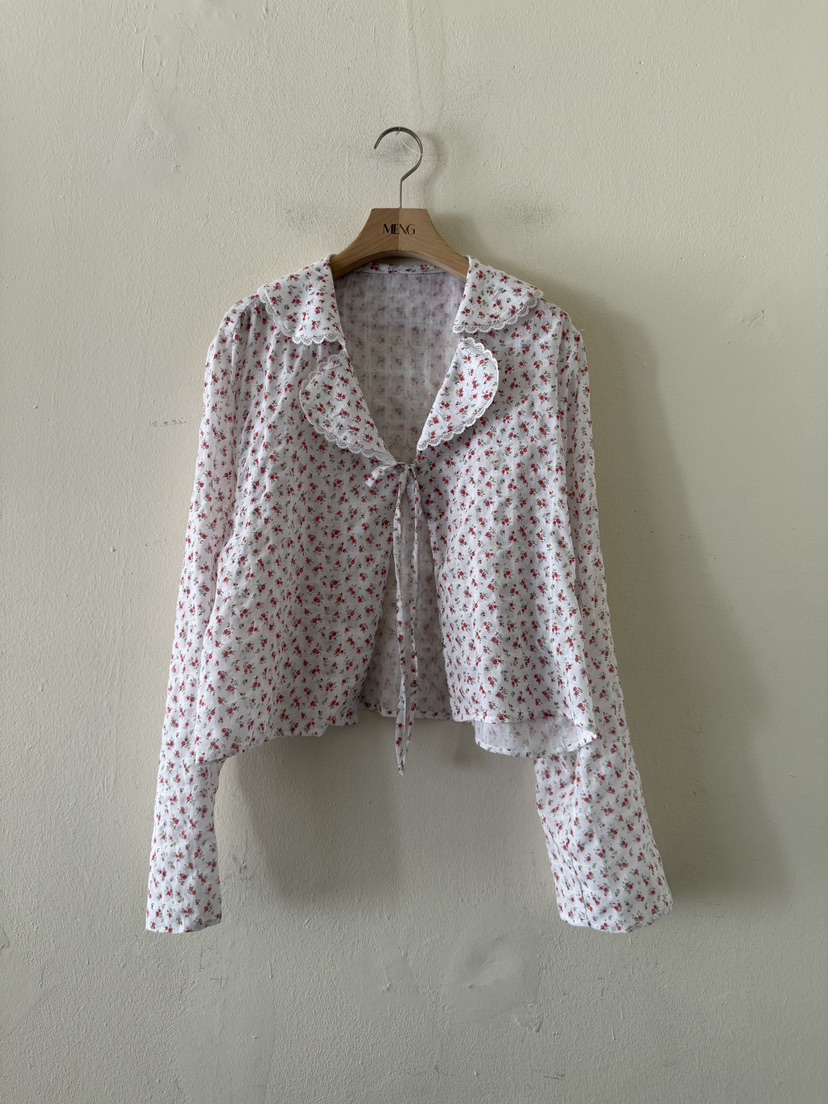 MENG韓國直郵實拍女裝新品休閑推薦26春夏時尚襯衫蕾絲衫MENG襯衫/蕾絲衫圖色1
