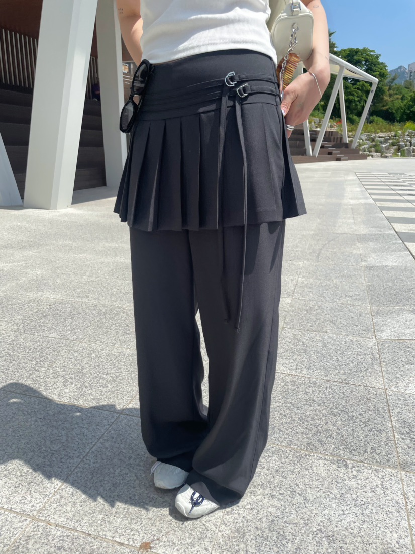 GLITTER東大門實拍韓國女士新品26夏季熱賣職業時尚人氣裙褲GLITTER裙褲