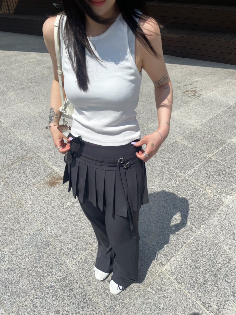 GLITTER東大門實拍韓國女士新品26夏季熱賣職業時尚人氣裙褲GLITTER裙褲