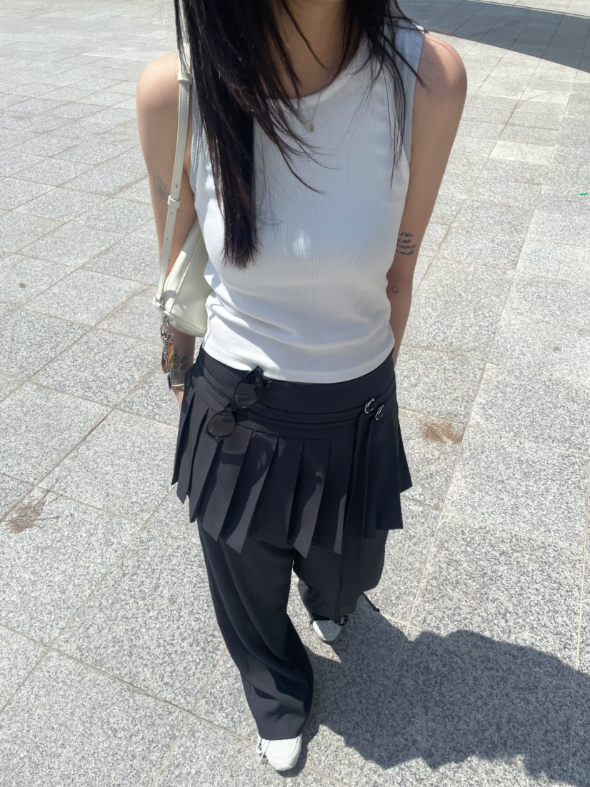GLITTER東大門實拍韓國女士新品26夏季熱賣職業時尚人氣裙褲GLITTER裙褲
