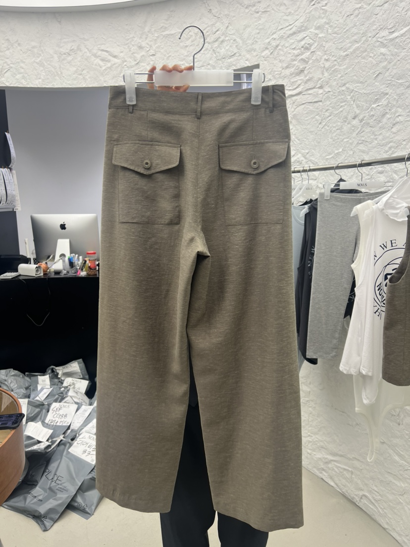 NOVUS韓國直郵女士新品時尚人氣推薦休閑職業休閑褲不含腰帶NOVUS休閑褲
