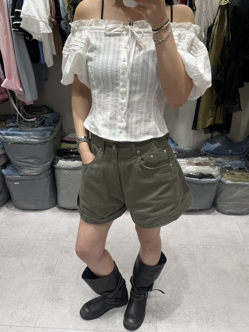 SHIRRING韓國東大門直郵女裝新款時尚人氣26夏季熱賣短褲SHIRRING短褲