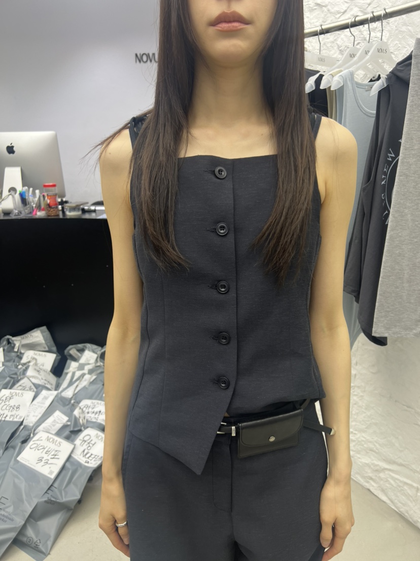 NOVUS東大門實拍韓國女士新品人氣推薦職業26夏季熱賣馬甲NOVUS馬甲圖色2