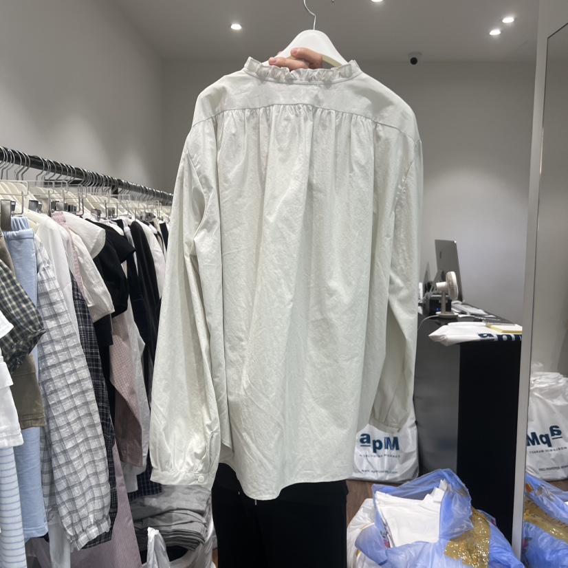 GABRIELLE韓國東大門代購女士新品熱賣26春夏休閑襯衫蕾絲衫GABRIELLE襯衫/蕾絲衫