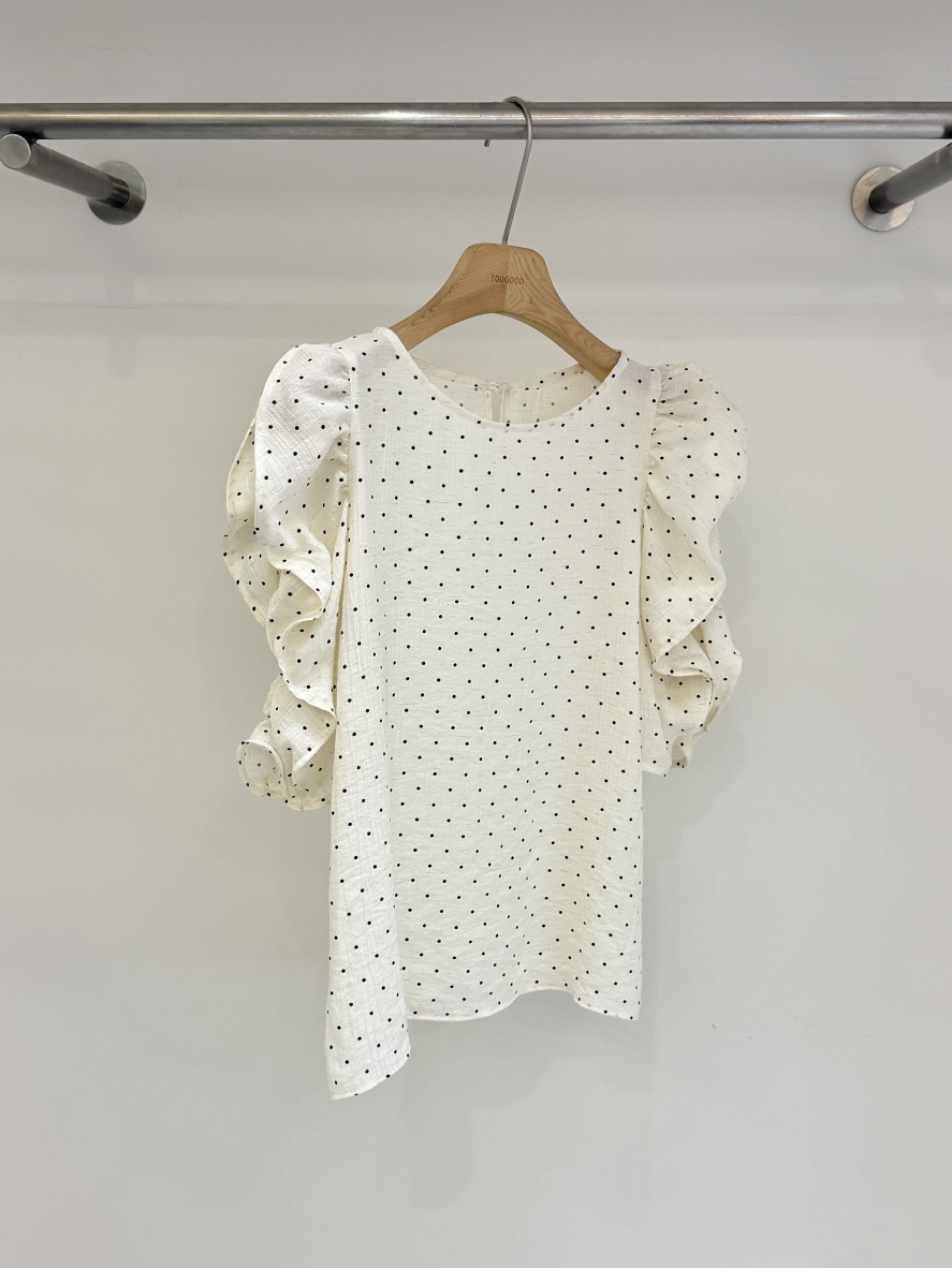 TOOGOOD韓國直郵女裝新品人氣26春夏26夏季襯衫蕾絲衫泡泡袖TOOGOOD襯衫/蕾絲衫圖色1