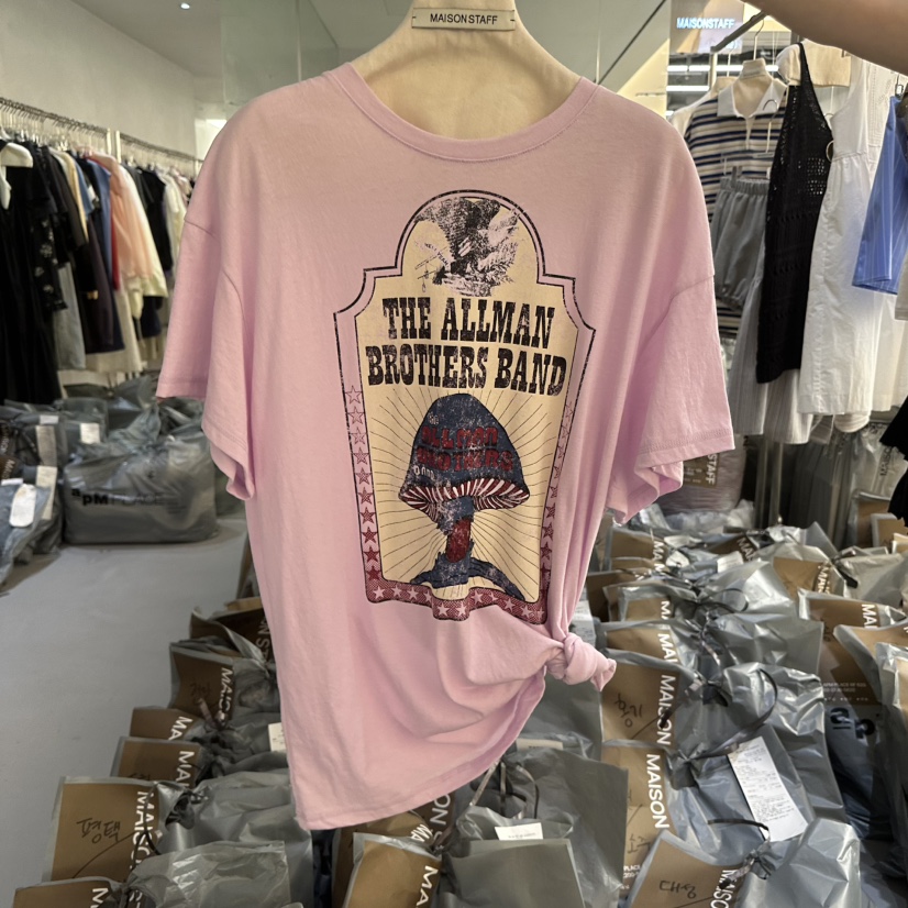 DOUBLE STANDARD/LE SMOKING/MAISONSTAFF韓國東大門代購女士新款推薦T恤MAISONSTAFFT恤圖色3