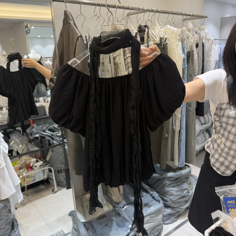MOST OF ALL U東大門實拍韓國女裝新款26春夏圍巾披肩圍巾MOST OF ALL U圍巾/披肩圖色2