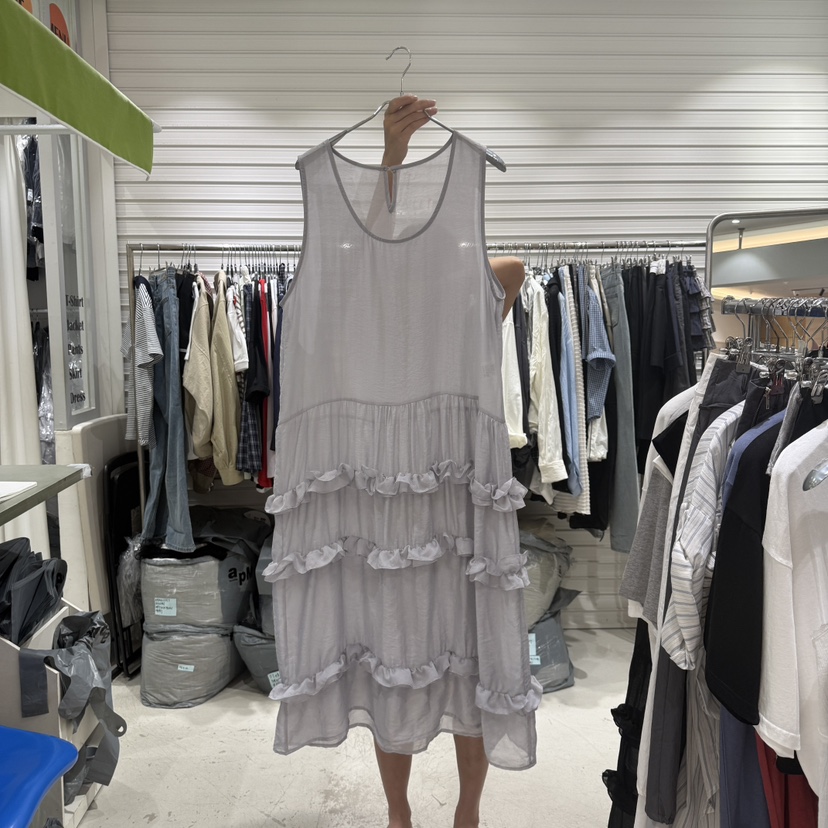 BRICKLANE韓國代購女裝新款26夏季26春夏推薦時尚連衣裙多層BRICKLANE連衣裙圖色1