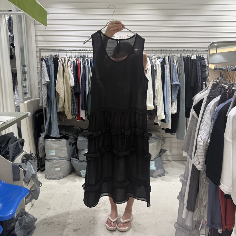 BRICKLANE韓國代購女裝新款26夏季26春夏推薦時尚連衣裙多層BRICKLANE連衣裙圖色2