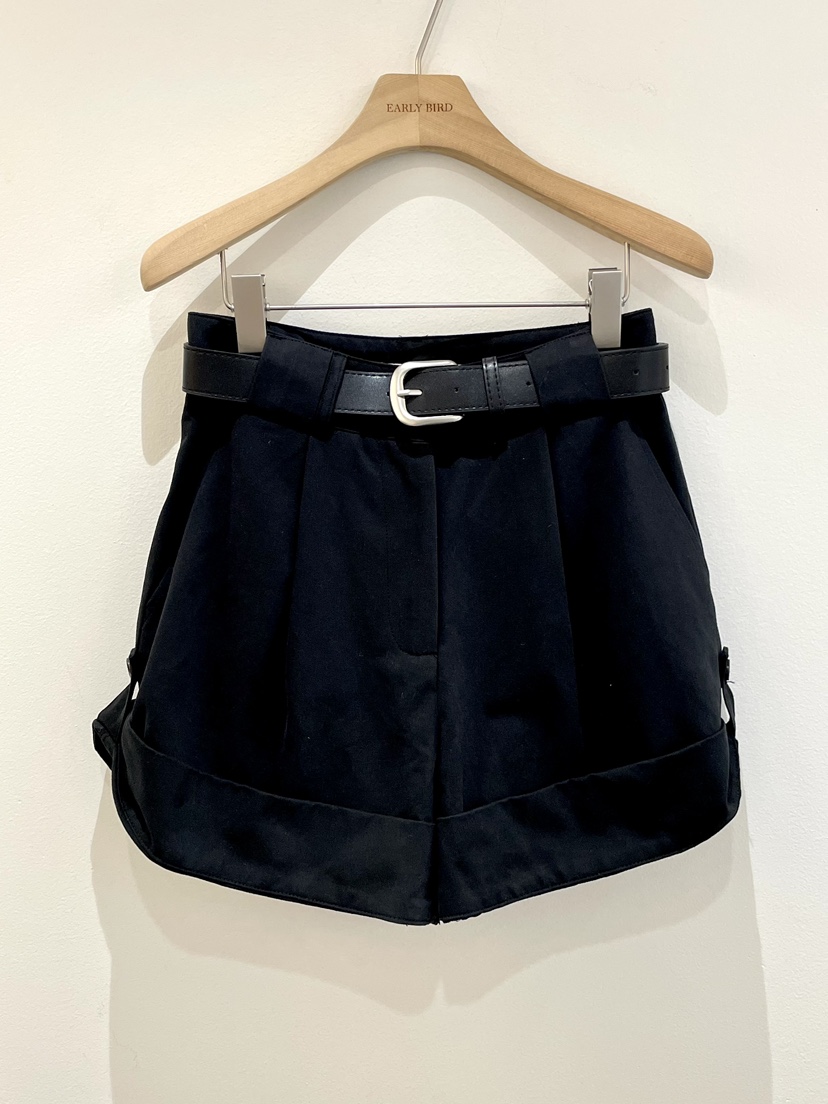 OBSESS韓國直郵女士新款休閑26春夏時尚推薦人氣短褲含腰帶OBSESS/EARLY BIRD短褲圖色2