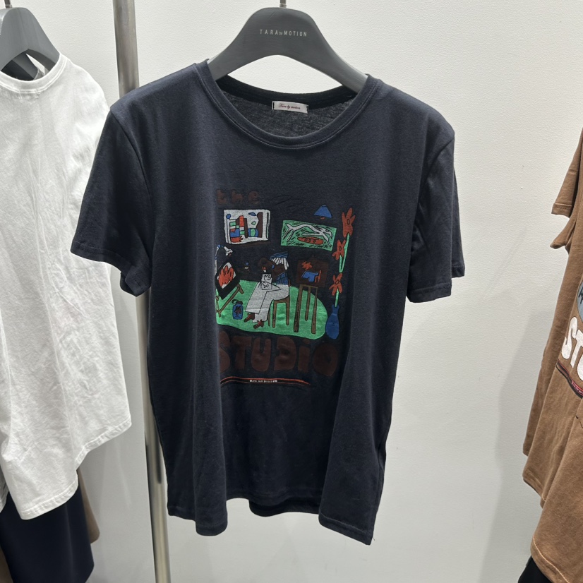 TARABY MOTION韓國代購女裝新品休閑熱賣26春夏時尚推薦T恤TARABY MOTIONT恤圖色3
