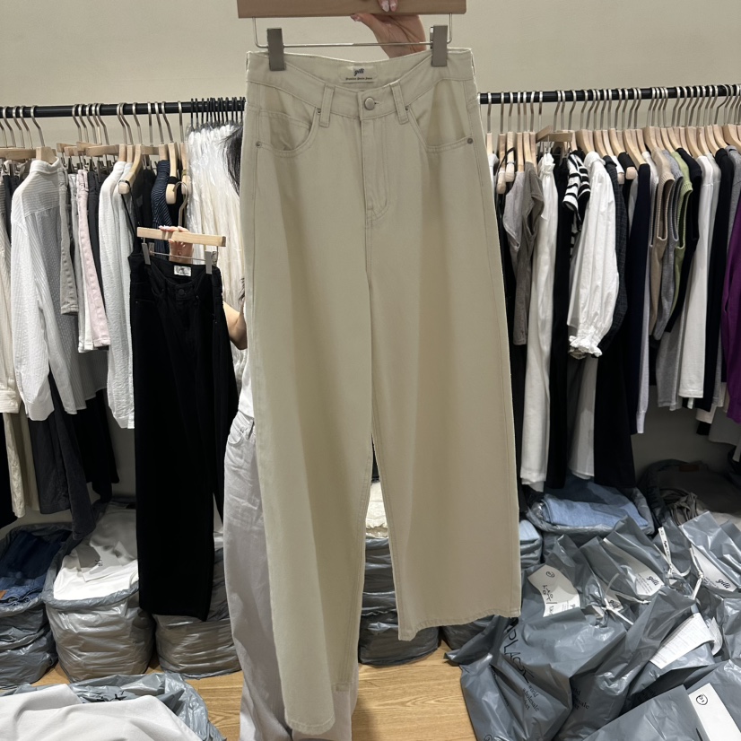 GILLI韓國代購女士新品休閑時尚26夏季熱賣職業休閑褲棉布GILLI休閑褲圖色3米色