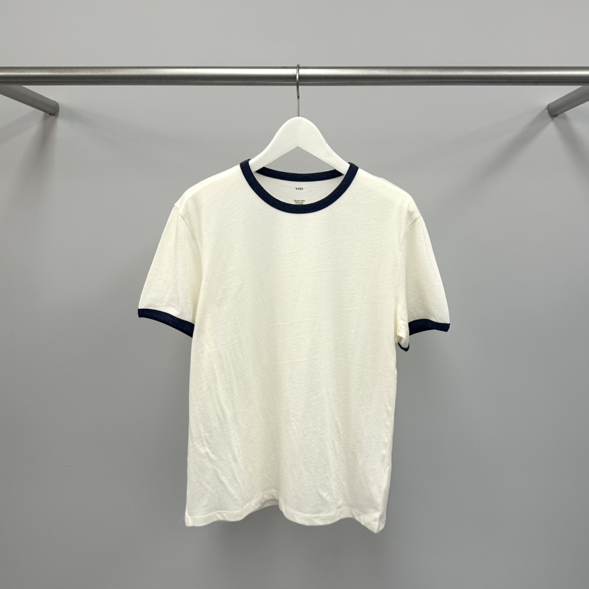 WATER/RIVER韓國直郵實拍女士新品26春夏時尚26夏季T恤撞色WATER/RIVERT恤圖色1