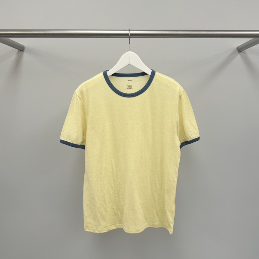WATER/RIVER韓國直郵實拍女士新品26春夏時尚26夏季T恤撞色WATER/RIVERT恤圖色2