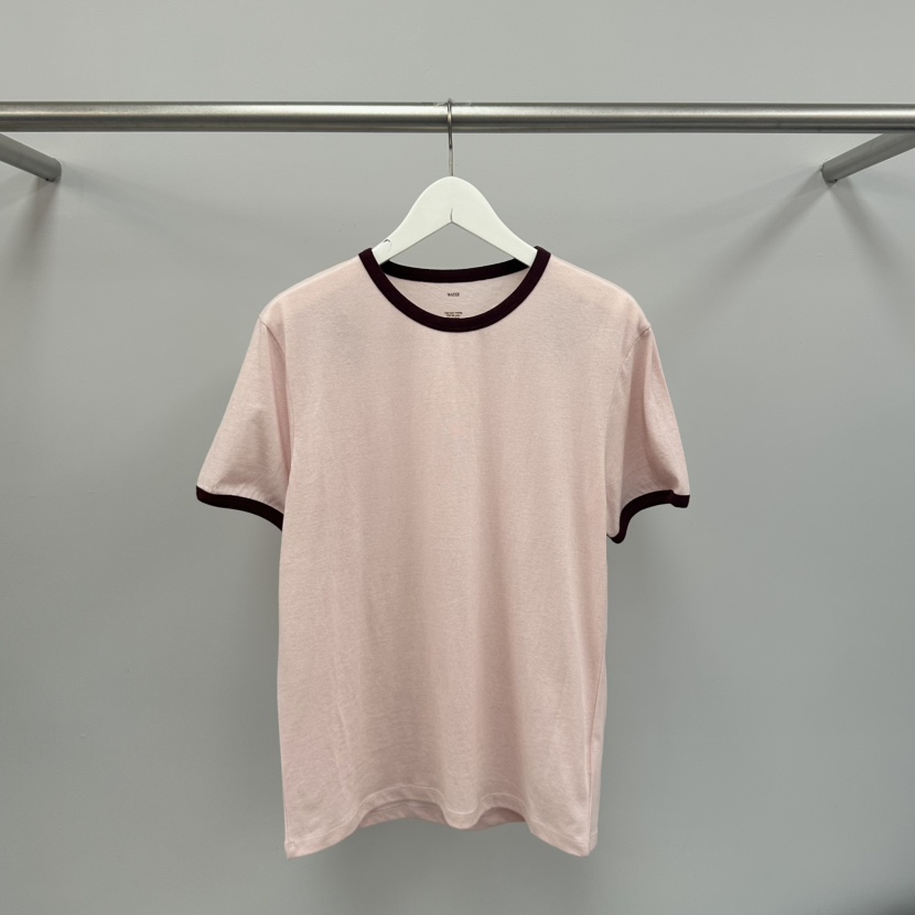 WATER/RIVER韓國直郵實拍女士新品26春夏時尚26夏季T恤撞色WATER/RIVERT恤圖色4
