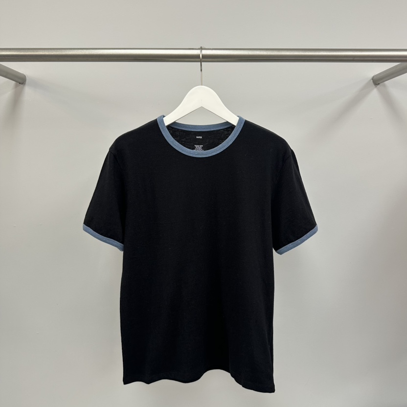WATER/RIVER韓國直郵實拍女士新品26春夏時尚26夏季T恤撞色WATER/RIVERT恤圖色5
