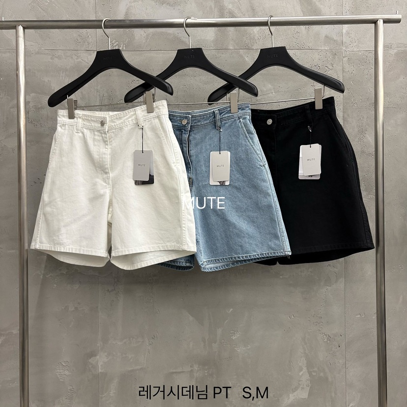 MUTE-P韓國東大門代購女士新品26春夏休閑時尚26夏季短褲MUTE短褲