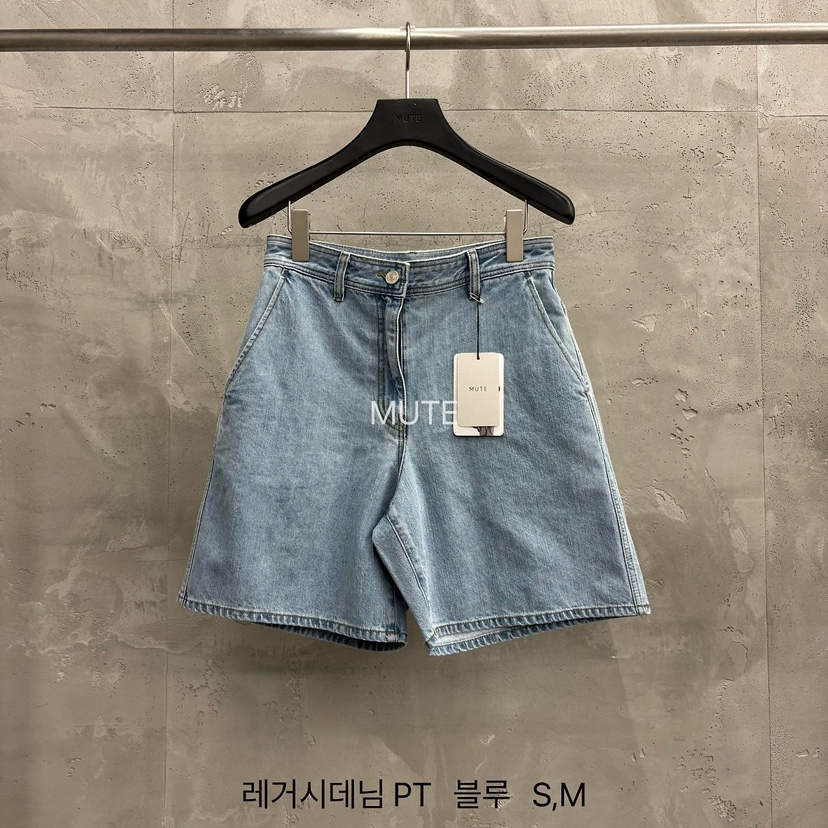 MUTE-P韓國東大門代購女士新品26春夏休閑時尚26夏季短褲MUTE短褲圖色2
