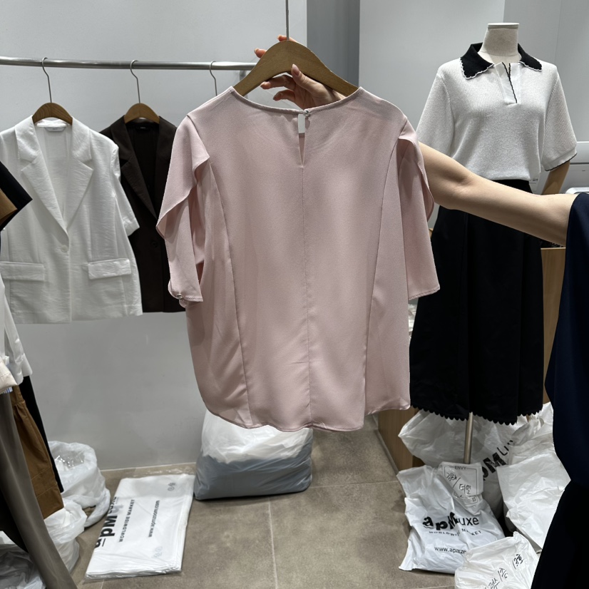 ENVY韓國東大門代購女士新品休閑推薦職業時尚襯衫蕾絲衫ENVY襯衫/蕾絲衫