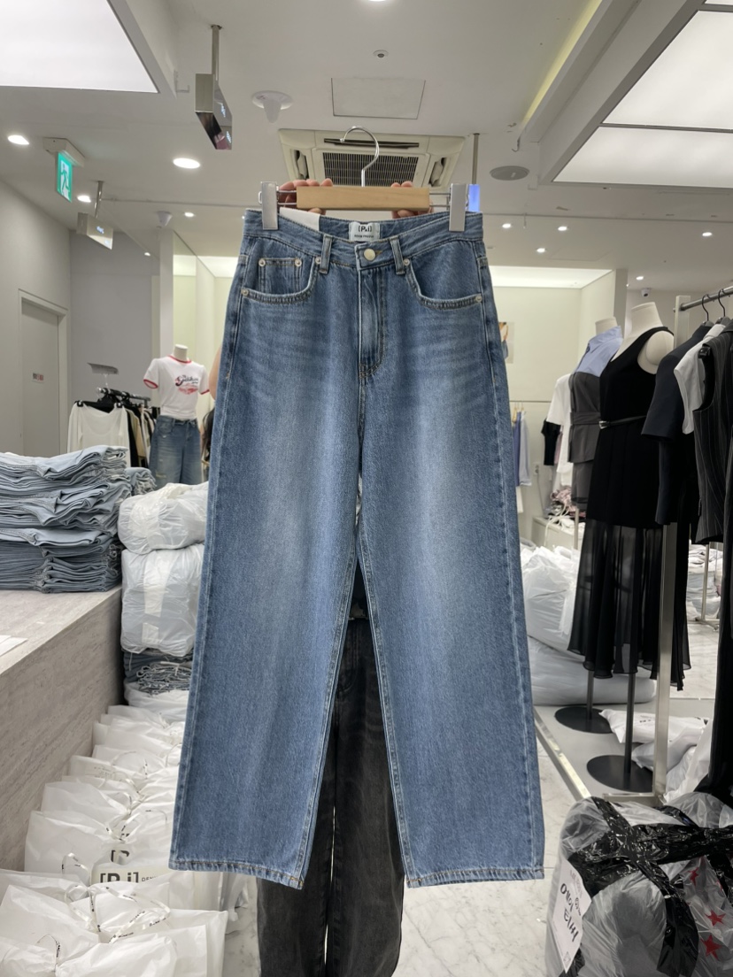 PAI韓國直郵實拍女士新款26夏季時尚推薦職業熱賣人氣牛仔褲[PΛi]_PAi牛仔褲圖色1