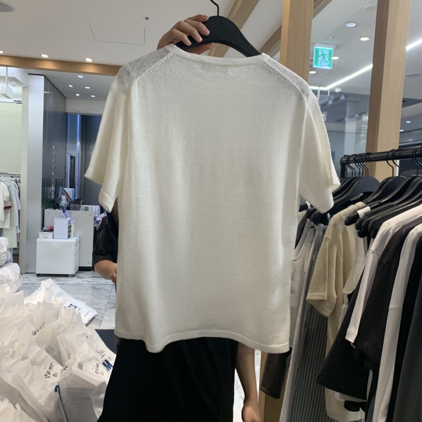 OBJECT韓國直郵女士新品26春夏26夏季熱賣推薦T恤亞麻圓領OBJECTT恤
