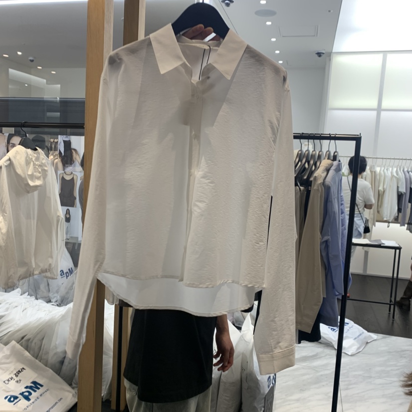 OBJECT韓國代購女士新款人氣休閑熱賣26春夏26夏季襯衫蕾絲衫OBJECT襯衫/蕾絲衫圖色1