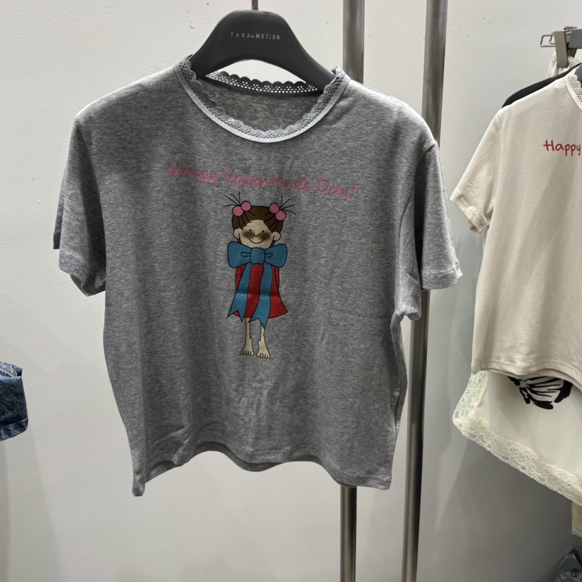 TARABY MOTION韓國直郵女裝新品職業推薦休閑熱賣時尚T恤TARABY MOTIONT恤圖色1