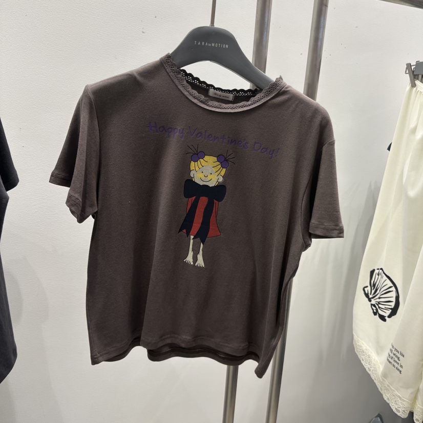 TARABY MOTION韓國直郵女裝新品職業推薦休閑熱賣時尚T恤TARABY MOTIONT恤圖色4