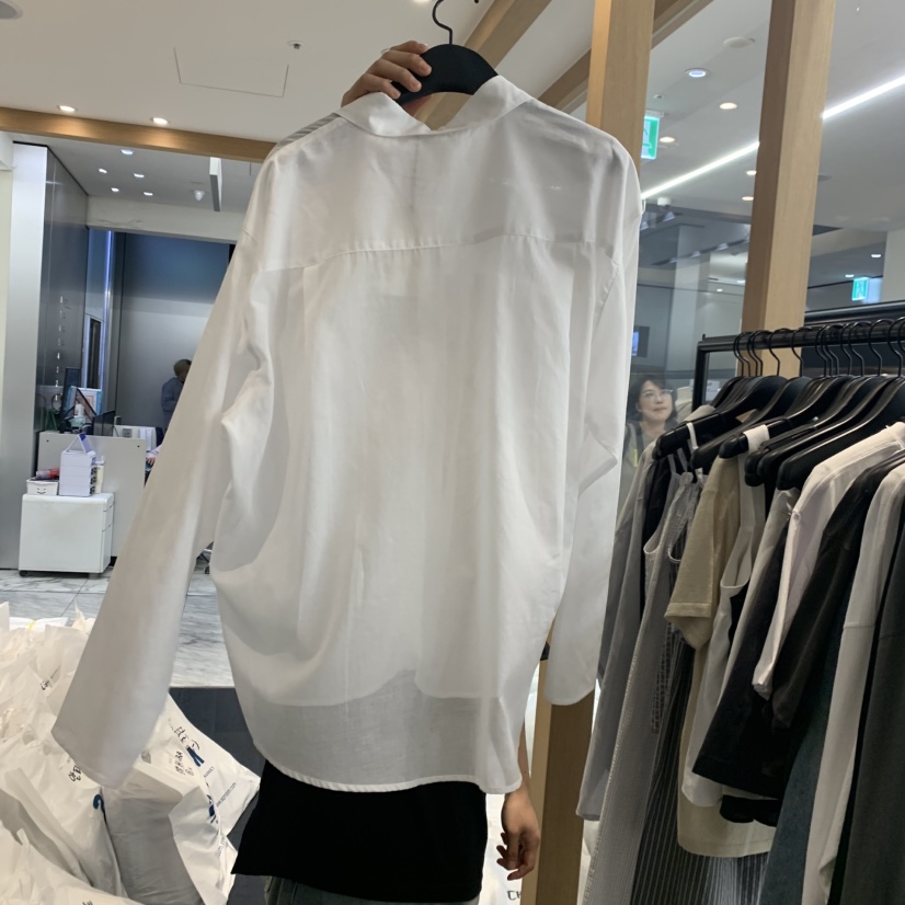 OBJECT韓國代購女裝新品26夏季26春夏熱賣職業襯衫蕾絲衫OBJECT襯衫/蕾絲衫