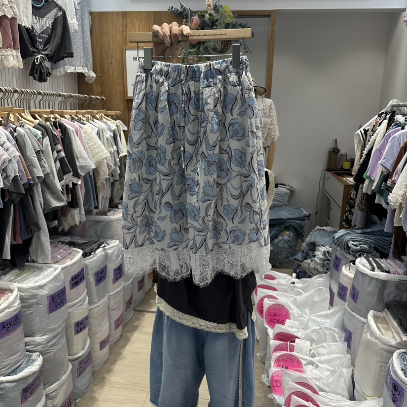 MARI CO韓國代購女裝新品休閑熱賣人氣半身裙中短裙寬松MARI CO半身裙/中短裙圖色1