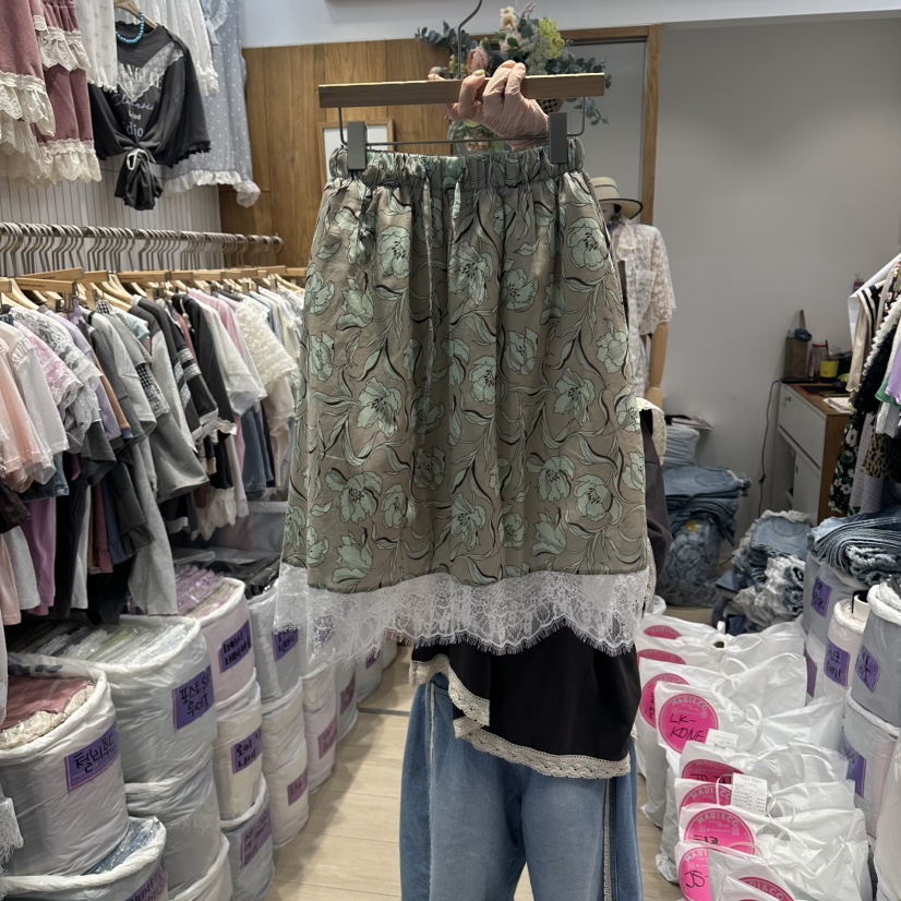 MARI CO韓國代購女裝新品休閑熱賣人氣半身裙中短裙寬松MARI CO半身裙/中短裙圖色2