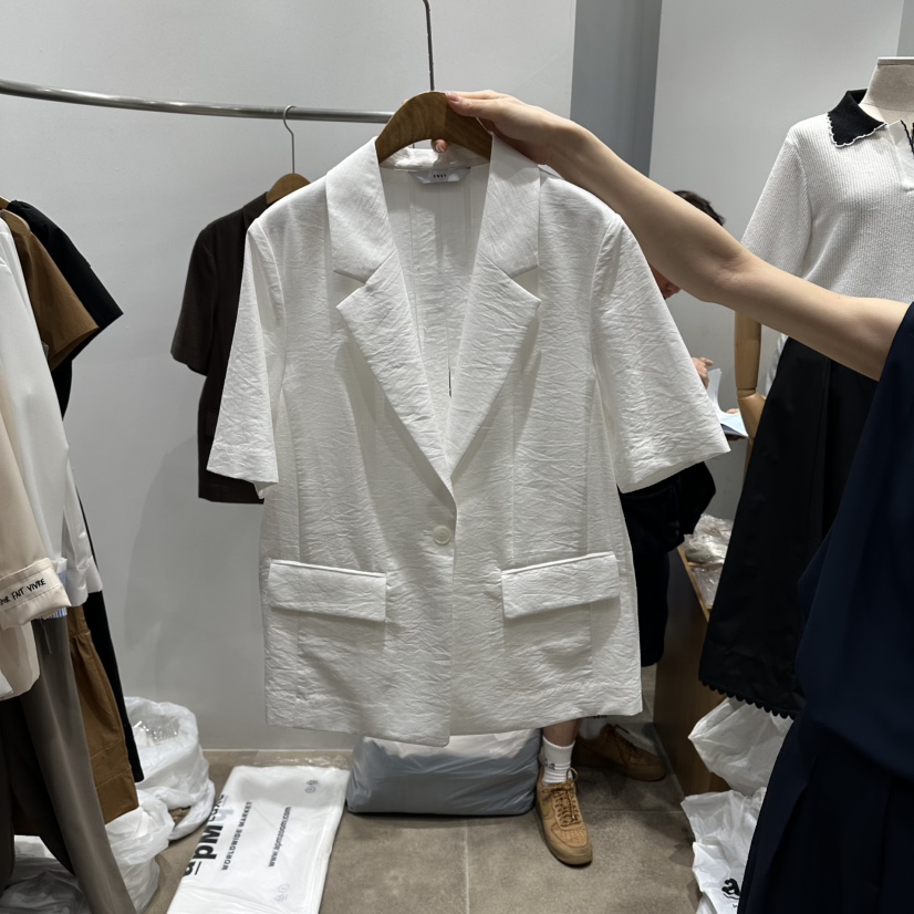 ENVY韓國直郵女士新品熱賣職業休閑26春夏時尚人氣26夏季夾克ENVY夾克圖色1