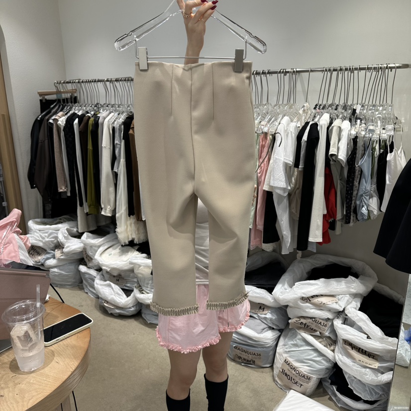 MAGNOLIA36-L韓國直郵實拍女裝新品熱賣休閑職業人氣休閑褲MAGNOLIA36-L休閑褲