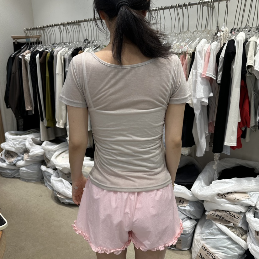 MAGNOLIA36-L韓國直郵女裝新品職業人氣26春夏26夏季T恤天絲MAGNOLIA36-LT恤