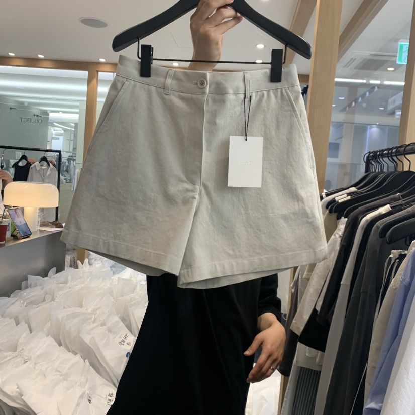 OBJECT韓國直郵實拍女士新品時尚26春夏職業休閑推薦短褲OBJECT短褲圖色2